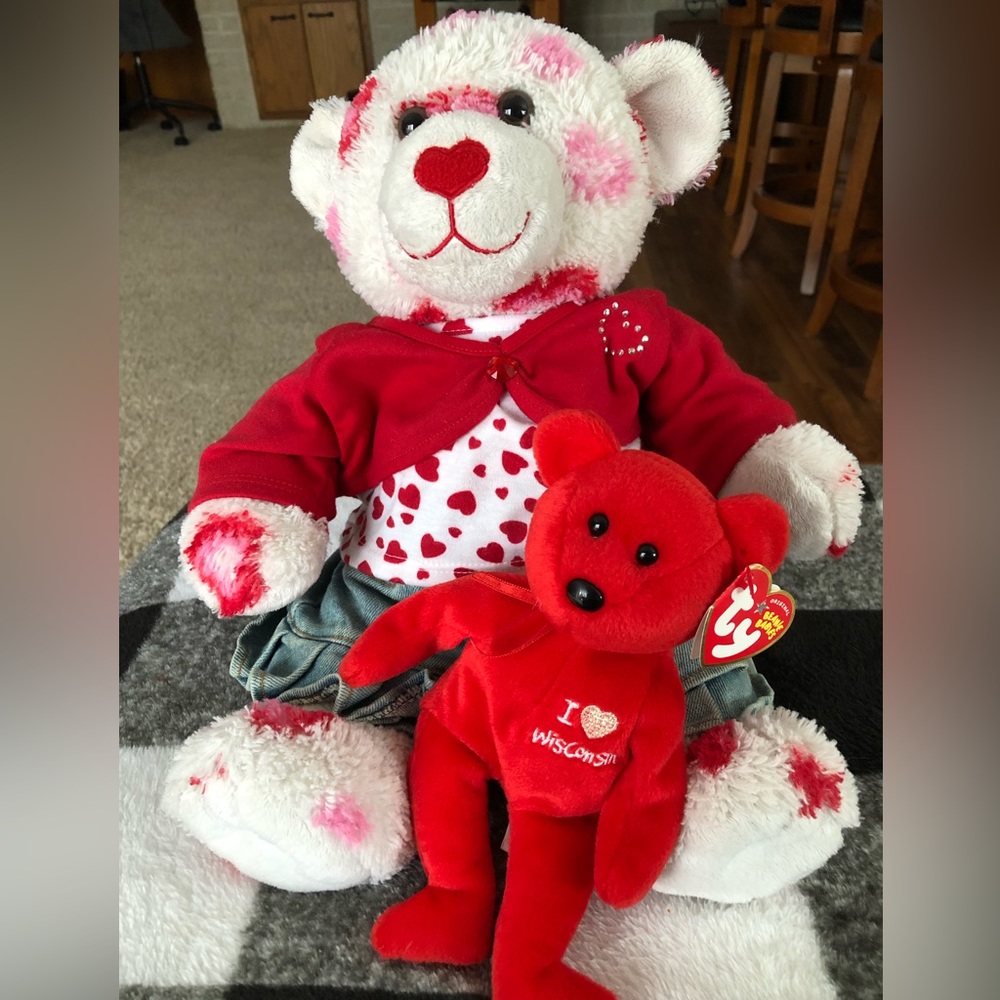 Build a bear and Ty beanie baby